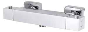 Gamma Gamma, baterie termostatica de dus cu racord de dus de jos 1/2", cromat, GMA-BTK-CH