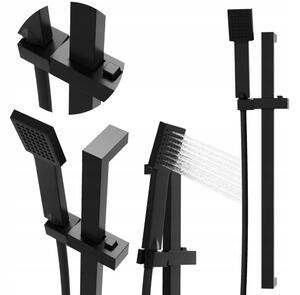 Gamma Zn3, coloană de duș cu duș manual 62 cm, negru mat, GMA-ZN3-BK