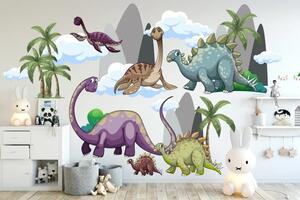 Autocolant pentru copii lumea pierdută a dinozaurilor 80 x 160 cm