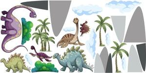 Autocolant pentru copii lumea pierdută a dinozaurilor 50 x 100 cm