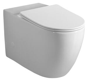 Sapho Sapho, bol INFINITY RIMLES pentru toaletă combinată, deșeuri inferioară/spate, alb, PC105-111