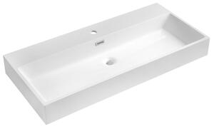 Sapho Sapho, lavoar ACVATIC, marmura turnata, 100x46cm, alb, AT100
