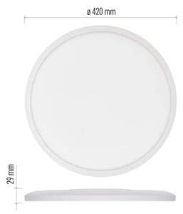 Plafonieră LED FLORI LED/22W/230V 4000K alb d. 42 cm