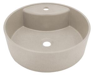 Laveo Cliff, lavoar blat granit 430x430x142 mm, bej, LAV-VGC1410T