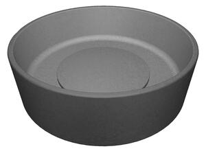 Laveo Perl, lavoar blat granit 360x360x115 mm, gri, LAV-VGP1510T