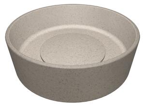 Laveo Perl, lavoar blat granit 360x360x115 mm, bej, LAV-VGP1410T