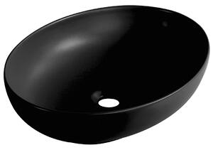 Laveo Desna, lavoar blat 515x395x135 mm, negru mat, LAV-VUD_B251