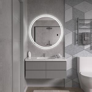 Erga Carla, oglindă rotundă LED 120cm, 2760 lm, 3 culori de lumină, ERG-V01-208-1212