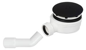 Laveo Laveo, sifon mic pentru căzi de duș cu diametrul de 90 mm, negru mat, LAV-OLS_775S