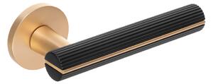 Mâner de ușă Kuchinox Maio II, negru-auriu mat, LAV-KMO_700A