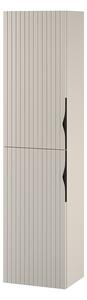 Cersanit Tirso, dulap înalt suspendat 400x302x1600 mm, bej mat, S1015-006