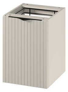 Cersanit Tirso, dulap suplimentar jos cu coș de rufe 400x446x551 mm, bej mat, S1017-030