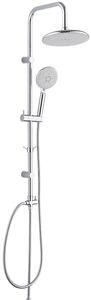 Laveo Cers, coloană de duș cu duș manual și cap de duș, cromat, LAV-PL7_00OX