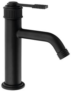 Sapho Sapho, baterie lavoar pe piedestal VERSI, negru mat, RV002/15