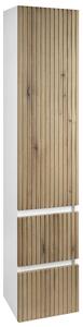 Aqualine Aqualine, Dulap înalt PANEDA STRIP 35x165x31cm, stejar Emporio, stânga/dreapta, PN265