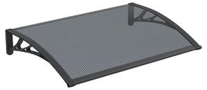 Copertină PREMIUM 40x60 cm, placă 6 mm dintr-o bucată – Negru/Antracit