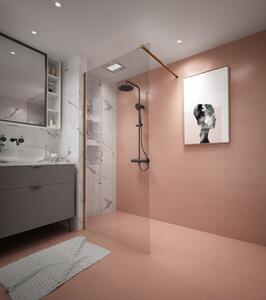 Erga Paris, Paravan de duș Walk-In 30x200 cm, sticlă transparentă de 8 mm, profil auriu mat, ERG-V02-PARIS-030x200-CL-GB