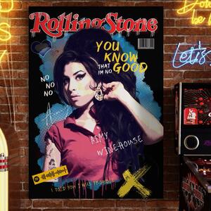 Tablou Canvas Premium LuxCanva® A1018, Amy Winehouse , Decorativ, Cantareata, Artista, Culori Vibrante