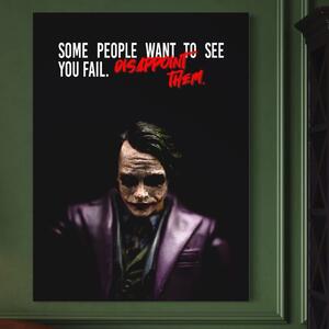 Tablou Canvas Premium LuxCanva® A1035, Joker , Film, Drama, Thriller, Motivational, Culori Vibrante