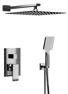 Sapho Sapho, set de duș încastrat CUBEMIX cu baterie cu pârghie, 2 ieșiri, cromat, CM042-01