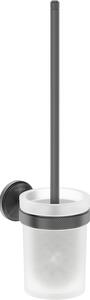 Mexen Gravo, perie de toaletă de perete, grafit mat, 70A93071-66