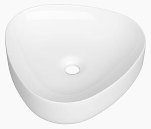 Gamma Vaso, lavoar asimetric 40x40 cm, alb lucios, GMA-UC-VASO
