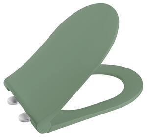 Sapho Sapho, Capac WC BRILLA, SLIM, Închidere silențioasă, Verde Mat, 100787-128