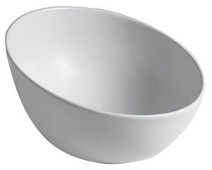 Sapho Lavoar ceramic de blat Sapho, DOME OBLIQUO, înalt, Ø 44,5 cm, alb, WH031
