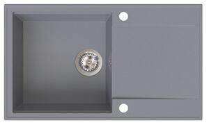 Chiuvetă de bucătărie din granit Sink Quality Sink55, 780x460x215 mm, gri, SKQ-SINK.D.1KDOL