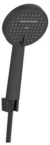 Invena Kalitea, set de duș manual cu 1 punct, 2 funcții, negru mat, INV-AU-72-M04-V