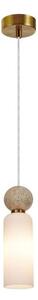ITALUX PND-95331-1-BRSS - Lustră suspendată SANTOS 1xG9/40W/230V, culoare: auriu