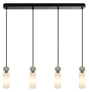 ITALUX PND-95331-4-BK - Lustră SANTOS suspendată pe cablu, 4 x G9, 40 W, 230 V, neagră