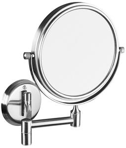 Sapho Sapho, Oglindă cosmetică suspendată, diametru 140 mm, față-verso, cromată, XP012CH