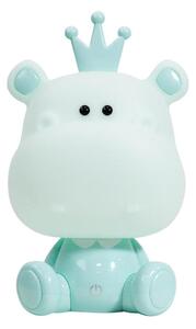 ONLI - Lampă de veghe LED reglabilă pentru copii PUPPIES LED/3W/230V 25 cm hipopotam/verde