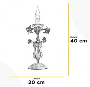 ONLI - Lampă de masă CAROLINA 1xE14/6W/230V 40 cm bronz