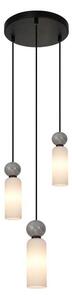 ITALUX PND-95331-3-BK - Lustră suspendată pe cablu SANTOS 3xG9/40W/230V, negru