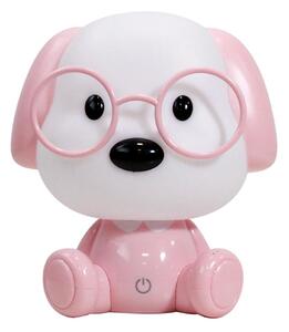 ONLI - Lampă de veghe pentru copii PUPPIES, dimerizabilă, LED/3W/230V, 20 cm, câine/roz