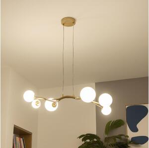 Lustră LED pe cablu Brilagi MISTEL 6xG9/3W/230V auriu/alb