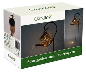Lampa solara LED alb cald, tip stropitoare, senzor crepuscular, buton ON/OFF