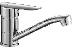 Kuchinox Cento, baterie lavoar cu pipă rotativă, cromată, LAV-BKC_026D