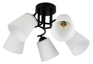 Lustră aplicată PAFOS 5xE27/15W/230V neagră