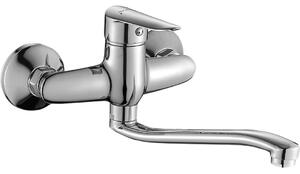 Kuchinox Cento, baterie lavoar cu montare pe perete, crom, LAV-BKC_050D