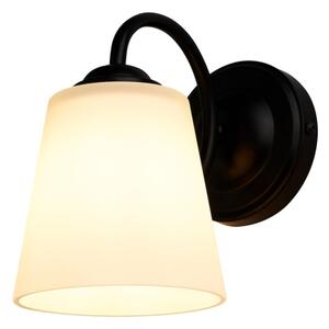Aplica de perete PAFOS 1xE27/15W/230V, neagră