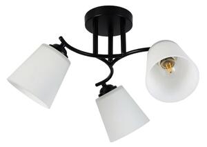 Plafonieră PAFOS, 3xE27, 15W, 230V, negru