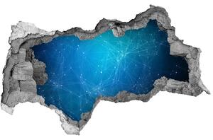 Autocolant 3D gaura cu priveliște Constelaţie
