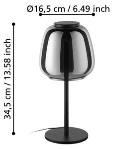 Eglo 901195 - Lampă de masă LED RGBW dimmabilă ALFERO-Z LED/7,7W/230V, fumurie