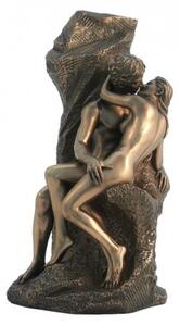 "Sarutul" de Rodin, statueta rasina si bronz