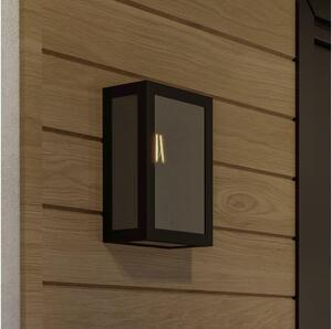 Eglo 33627 - Aplica de exterior ALAMONTE SMOKE 1xE27/60W/230V IP44 negru