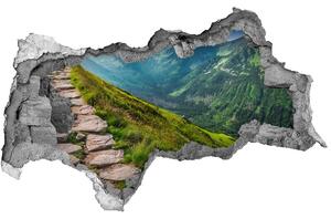 Autocolant 3D gaura cu priveliște Cale în Munții Tatra