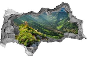 Fototapet un zid spart cu priveliște Zori în munții Tatra